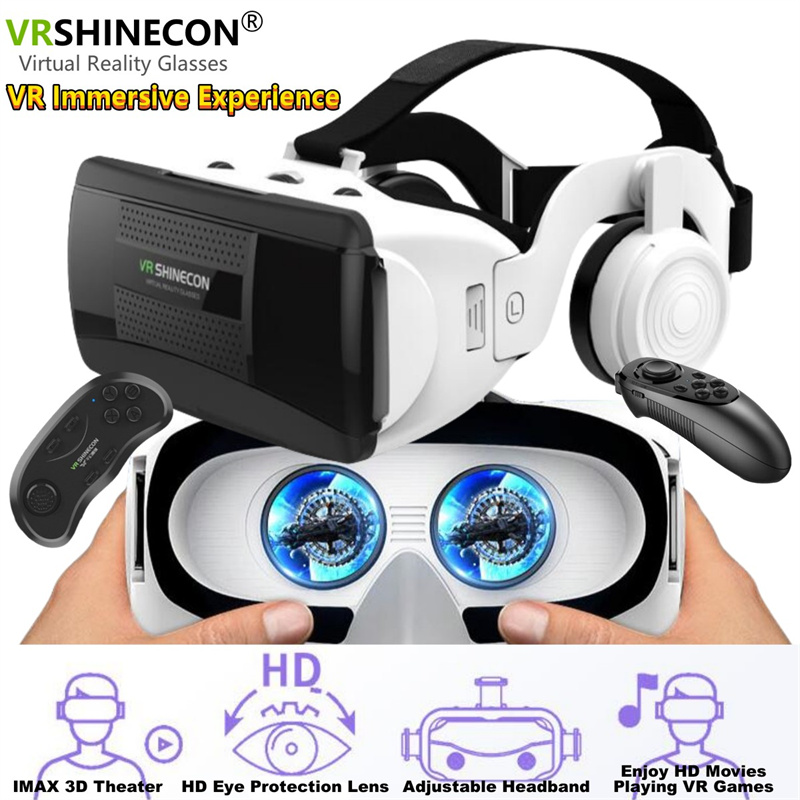 Vr Headset Pc - แว่นตาเสมือนจริง IMAX หน้าจอยักษ์ 3D ภาพยนตร์ Google