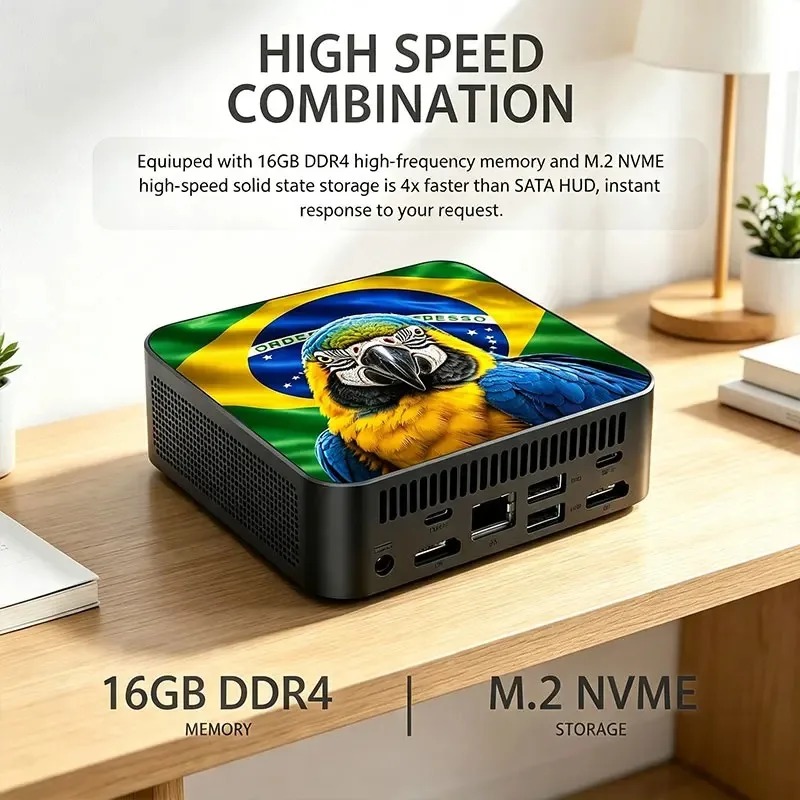 มินิพีซีธงชาติเม็กซิโกบราซิล I - Pc Gaming Intel บทวิจารณ์และราคา