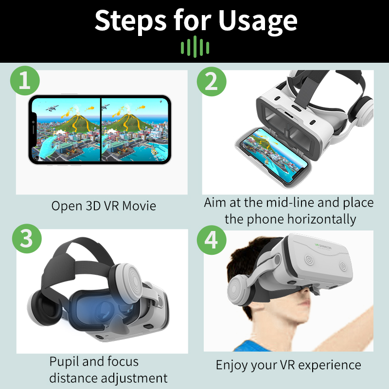Virtual Reality VR แว่นตา 3D ช - Vr Headset Pc บทวิจารณ์และราคา