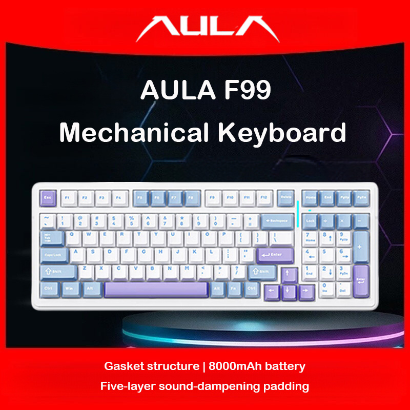 AULA F99 คีย์บอร์ดแบบกลไก รองร - Pc Gaming Lounge บทวิจารณ์และราคา