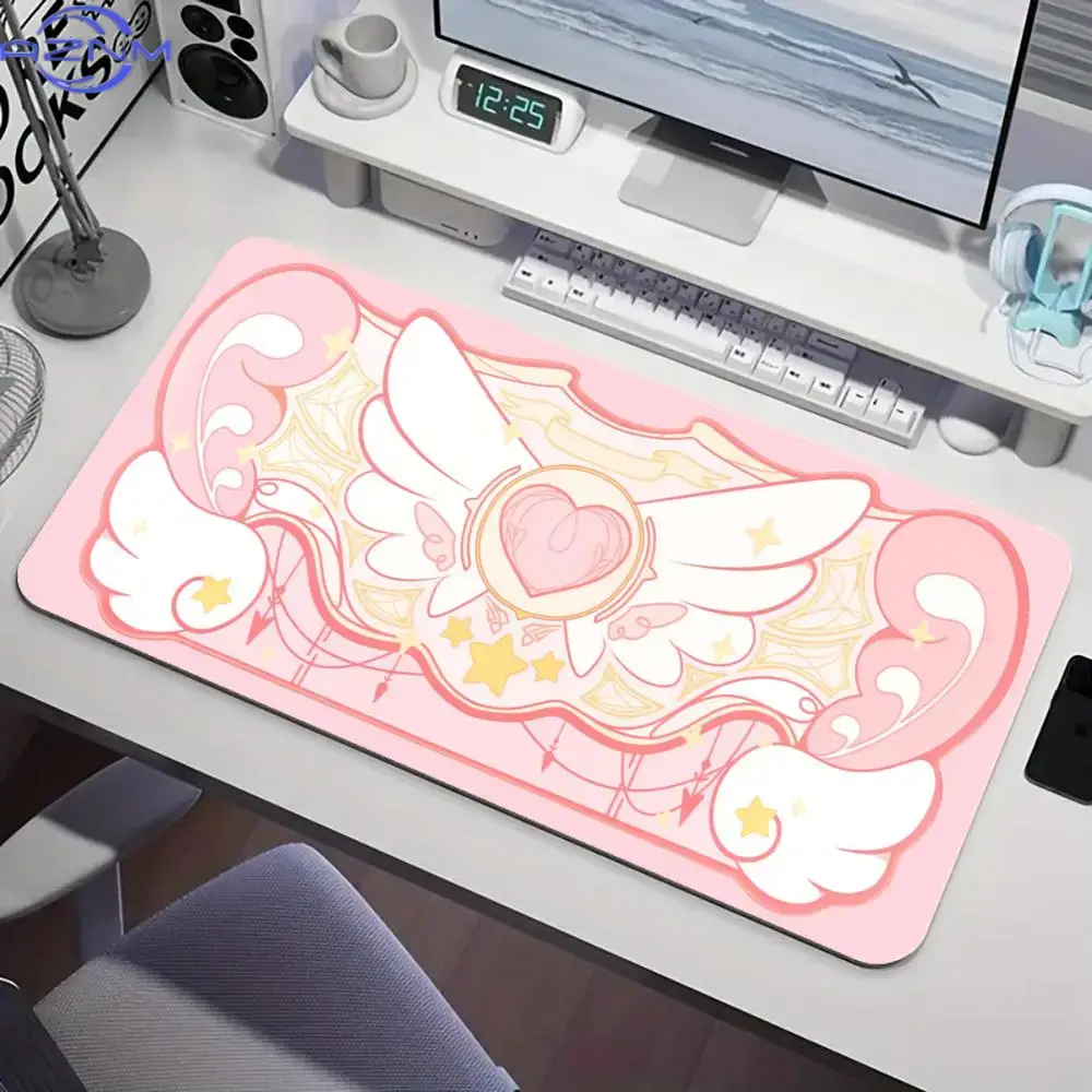 แผ่นรองเมาส์ขนาดใหญ่ลายการ์ตูน - Pc Gaming Pink บทวิจารณ์และราคา