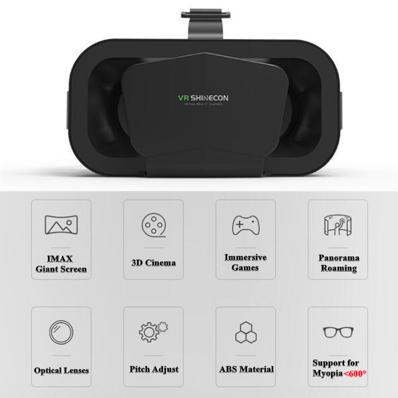 แว่นตา Shinecon Viar 3D VR อุป - Vr Headset Pc บทวิจารณ์และราคา