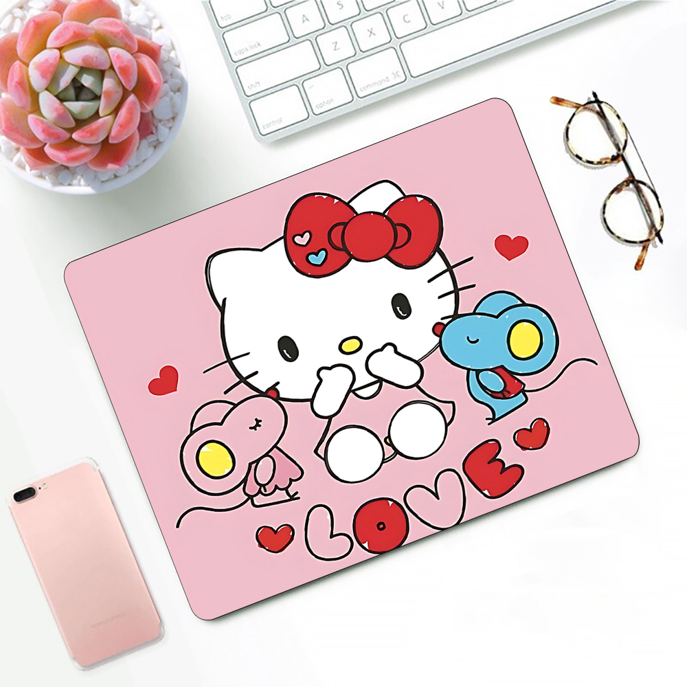 แผ่นรองเมาส์ขนาดเล็กลาย Hello  - Pc Gaming Pink บทวิจารณ์และราคา