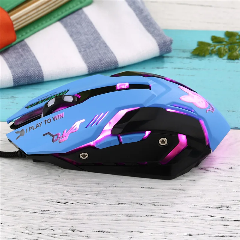 เมาส์เกมมิ่ง OW 6 ปุ่ม พร้อมไฟ - Pc Gaming Pink บทวิจารณ์และราคา