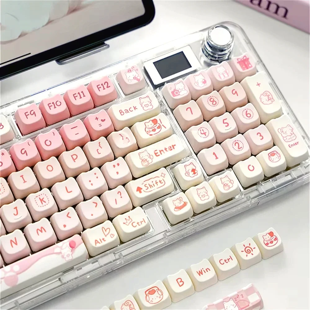 ลูกแมวสีชมพู Keycap, หัวแมวรูป - Pc Gaming Pink บทวิจารณ์และราคา